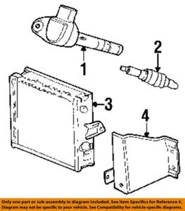 Honda OEM 99-04 Accord, CL, Odyssey, TL Electric Ignition System - Coil 30520P8ES01