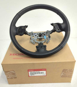 Neues OEM Echtes Honda Schwarzes Lederlenkrad 2003-2007 Accord Coupe In Der Box