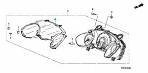 Genuine Honda 78156-TF0-J11 (78156TF0J11) Cover, Plastic