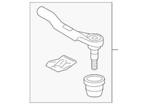 Genuine Honda End L Tie Rod 53560-T5R-003