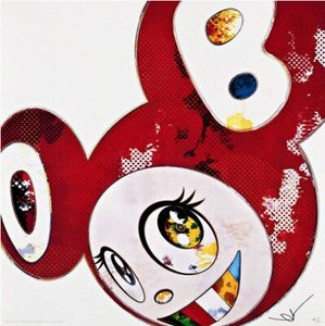 Takashi Murakami Y Luego × 727 Vermillion SHU Impresion ED 300 Kaikai Kiki Rojo
