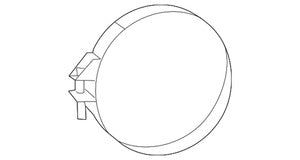 Genuine Honda Airflow Tube Clamp 17315-R40-A11