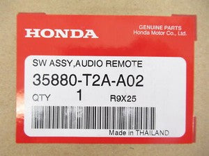 Genuine OEM Honda 35880-T2A-A02 Steering Wheel Audio Switch Control