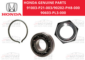 Genuine Honda Counter Shaft Nut and Bearing Washer Set for Civic Integra EG EK DC DB