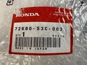 Genuine Honda OEM Acty Street Van Left Rear Door Handle 72680-S3C-003 (HH1, 2, 3, 4)