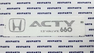 ⚙️Genuine OEM Honda ⚙️ACTY 12VALVE 660 Sticker🇯🇵