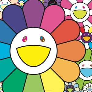 Impresión De Flores Poppin' De Takashi Murakami ED 300 Auténtico Zingaro