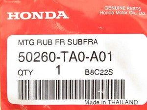 Genuine OEM Honda Acura 50260-TA0-A01 Rubber Subframe Mounting Insulator